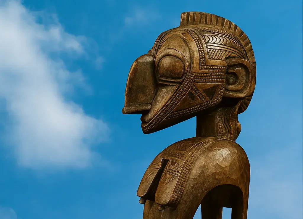 Sculpture Nimba, emblème du patrimoine guinéen