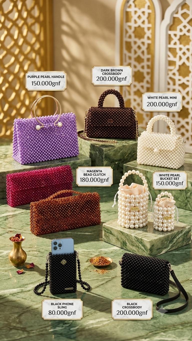 Sac en Perlage Élégant pour Femme