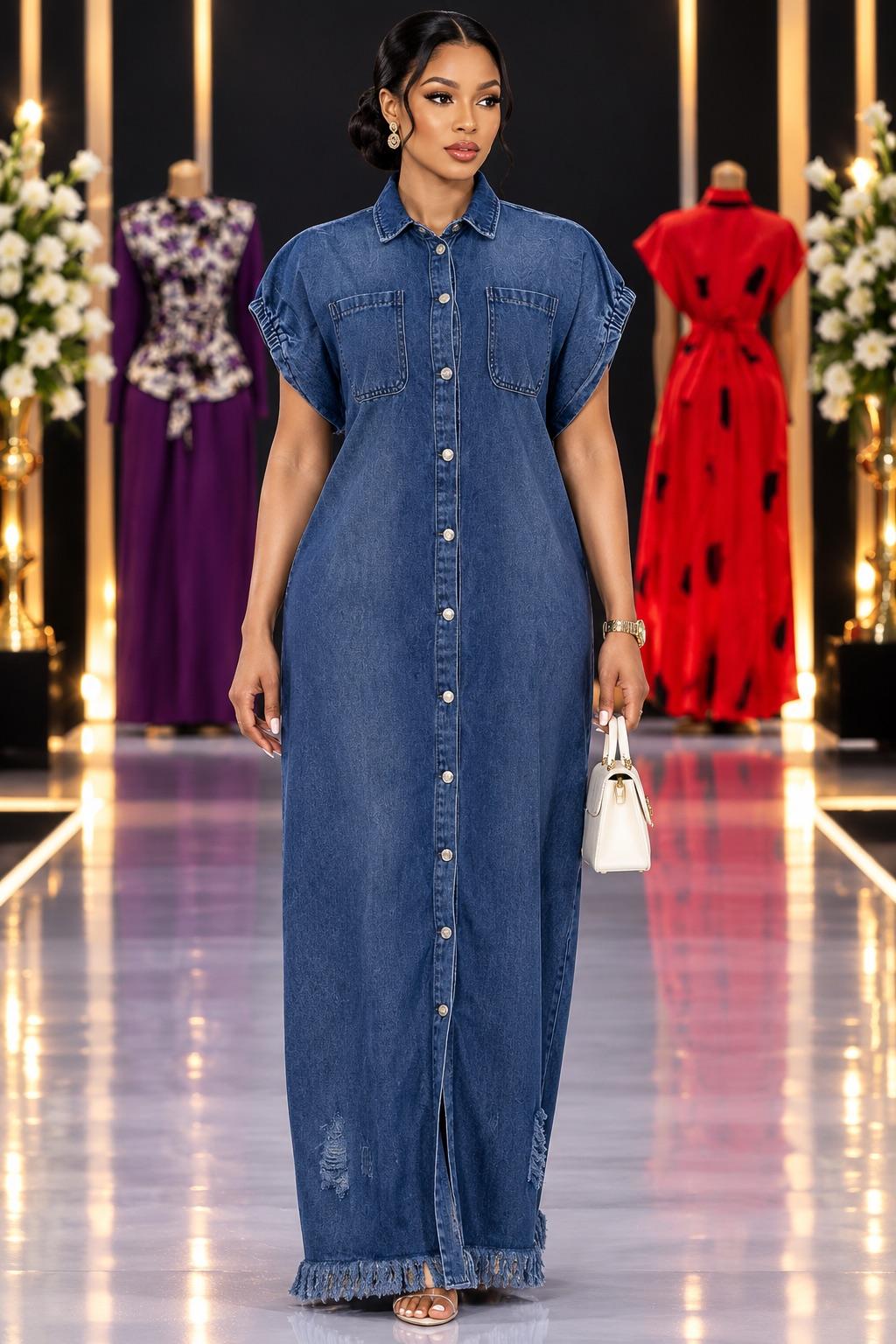 Robe jeans