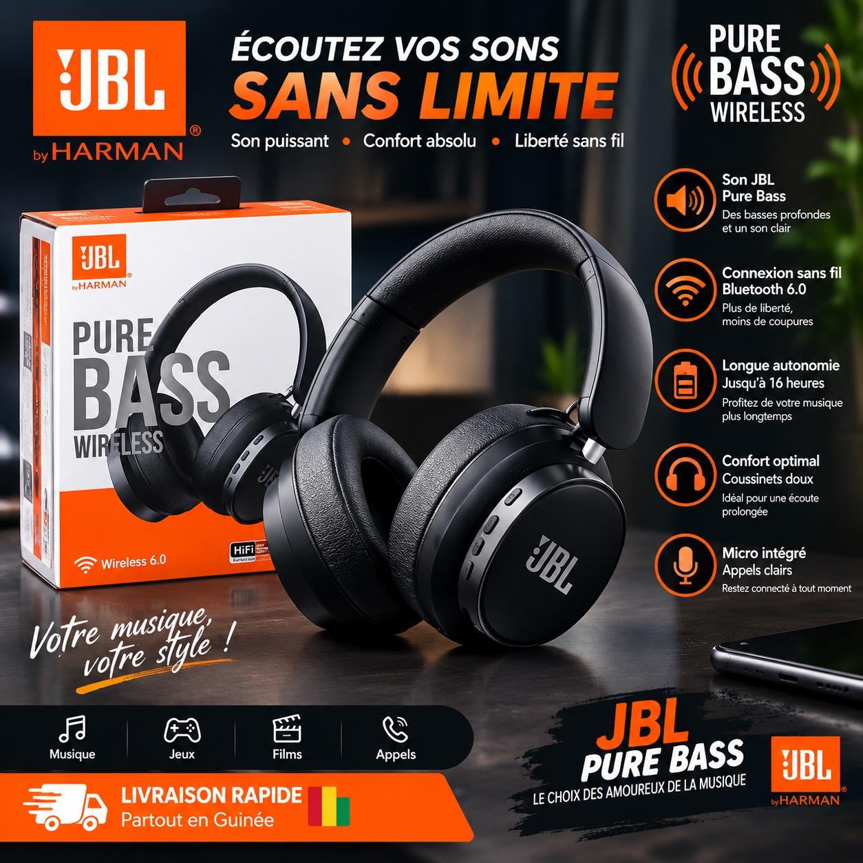 Casque Bluetooth — photo 1
