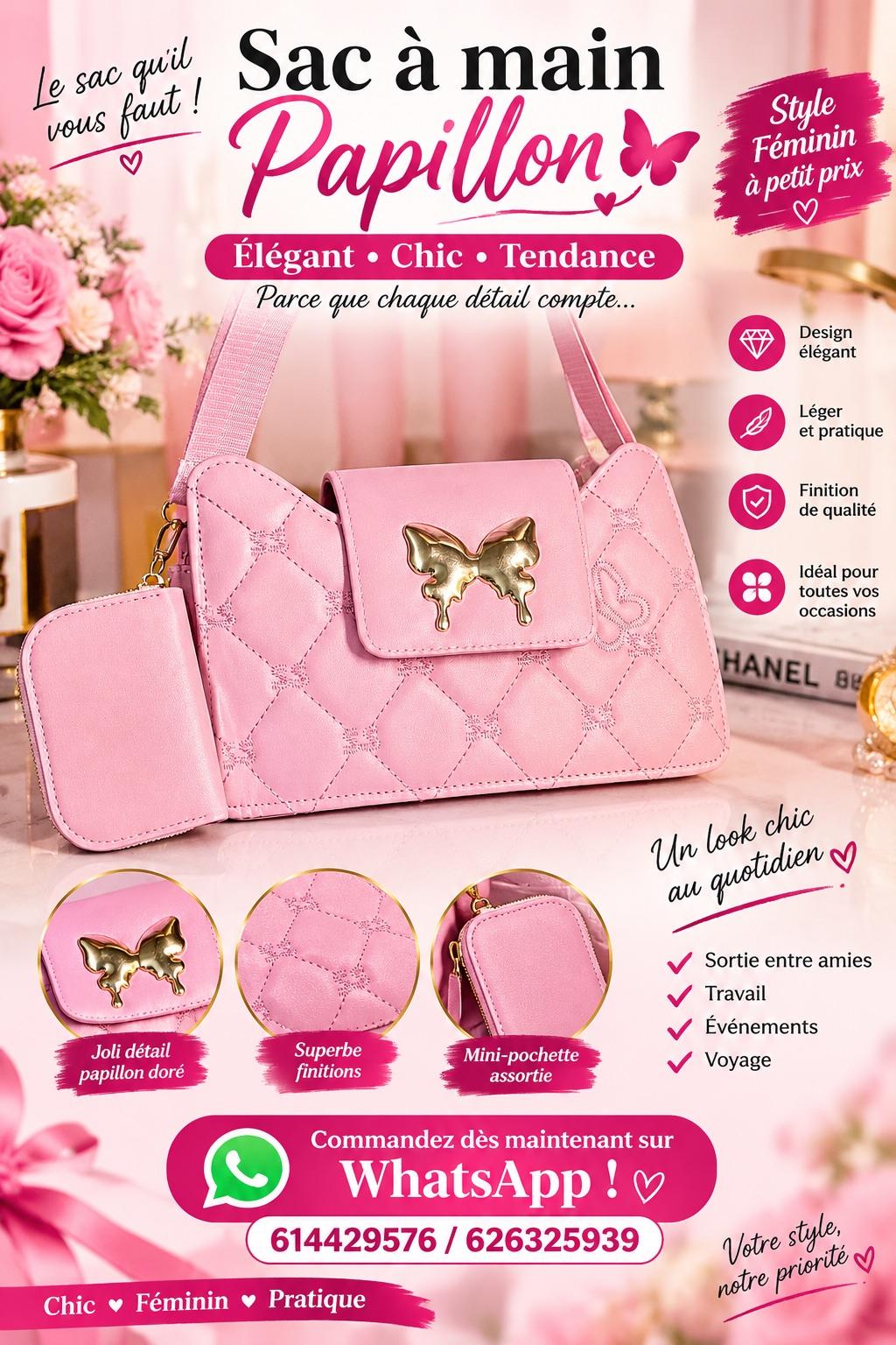 Sac à main papillons