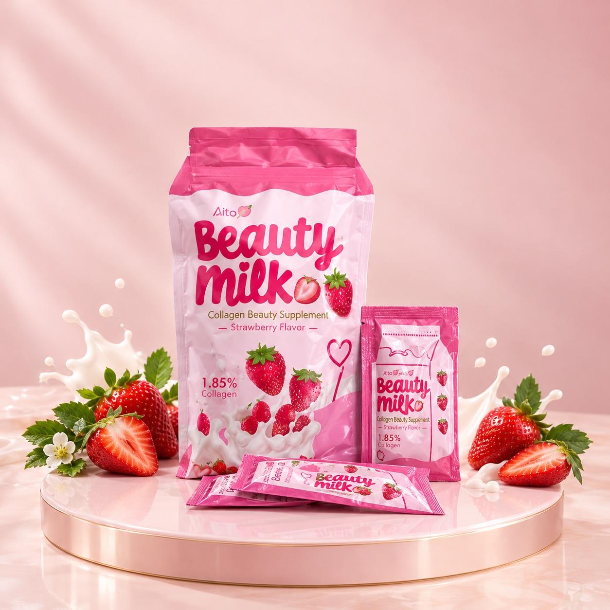Complètement alimentaire aux Bauty milk collagène
