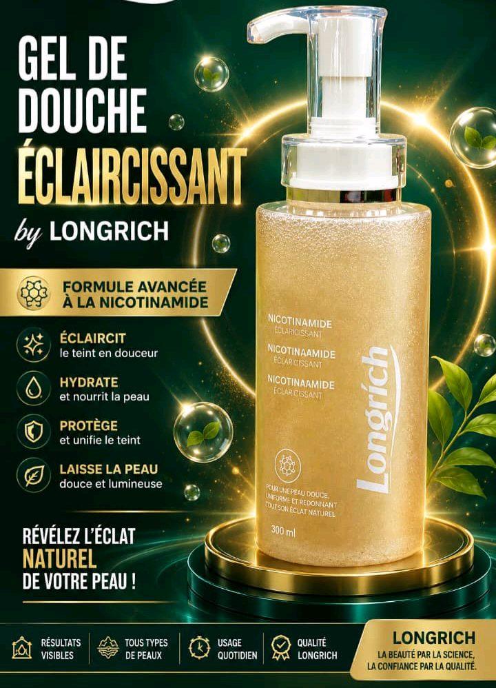 ✨ GEL DOUCHE ÉCLAIRCISSANT LONGRICH ✨