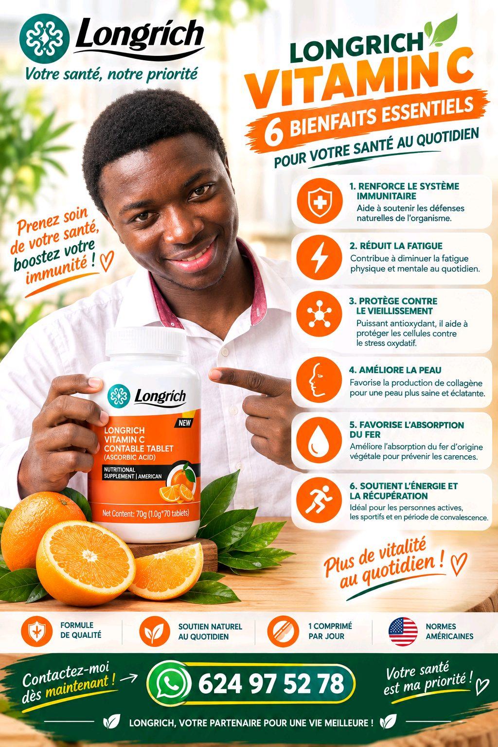 🍊 VITAMINE C LONGRICH