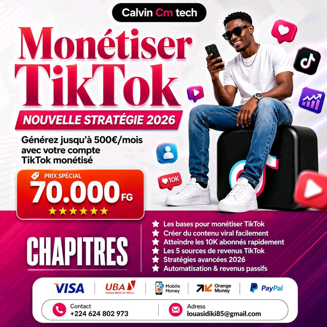 Création des compte monétiser — photo 1