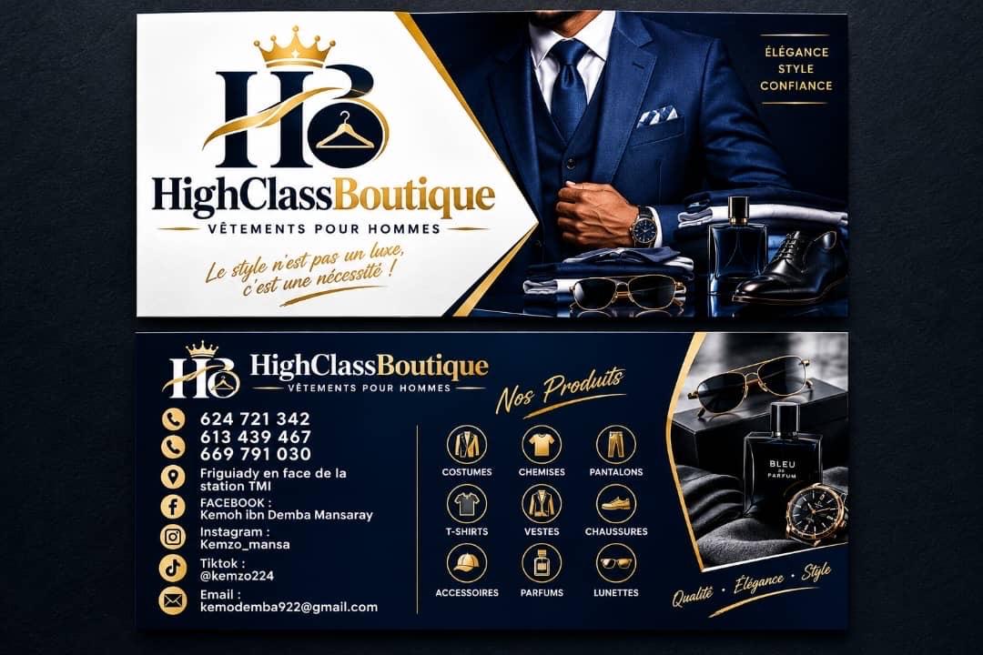 🔥 HIGHCLASSBOUTIQUE : L’ÉLÉGANCE ET LE STYLE AU RENDEZ-VOUS ! 💎�