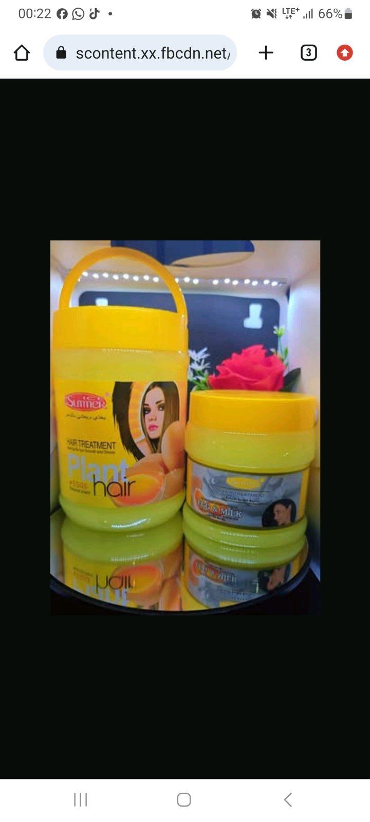 Crème pour les cheveux